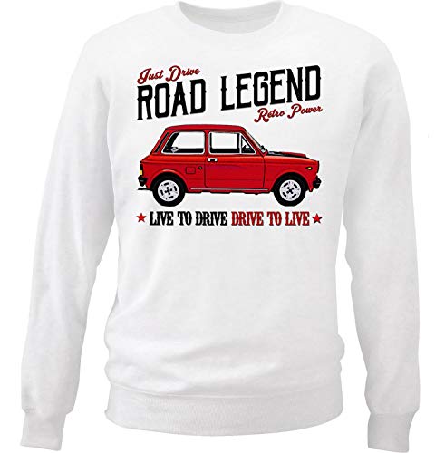 Teesandengines Autobianchi A112 Abarth 70 HP Sudadera Size Small