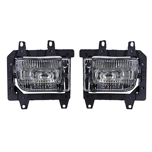 TOOGOO 2Pcs Cubierta De Lente Clara De Cristal Parachoques Delantero Lámparas De Luz Antiniebla Casa para BMW E30 318I 318Is 325I 325Is 325E 325Es 325Ix