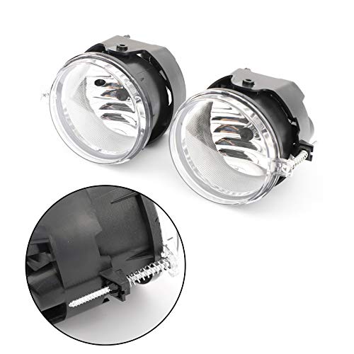 Topteng Luces de Auto Niebla Faros,Lámparas Luces de Delantera Lámparas de conducción de Haz puntual para DOD-GE Charger Caliber Compass Grand Caravan Nitro Chrys-ler