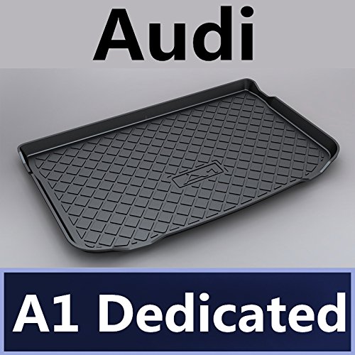 TUTU-C - Alfombrilla para maletero de coche, bandeja para maletero de coche, bandeja de suelo para Audi A1, A3, A4, A5, A6, A7, A8, Q3, Q5, Q7, 2015, 2016, 2017, 2018, TPO Material (A1 12-17)