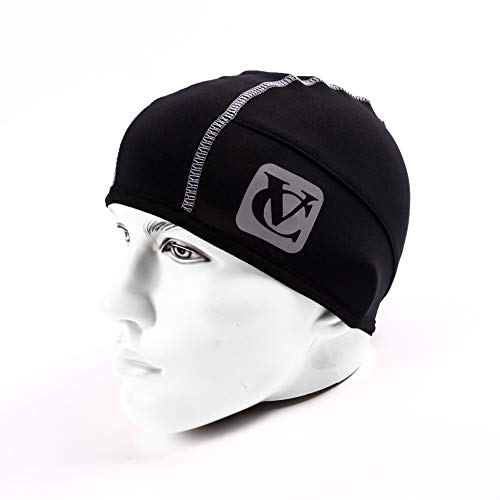 VeloChampion Casquete de Ciclismo Termico Gorro Bajo-Casco Sport Negro XS (48-54cm / 18.8"-21.2")