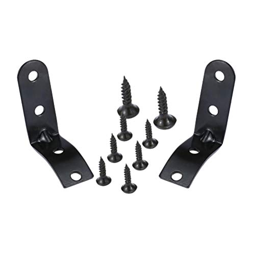 vosarea Kit de reparación de caja de guantes para 2002 – 2008 Audi A4 S4 RS4 B6 8E Reemplazo tuercas tapa soporte de kit de bisagra (negro)