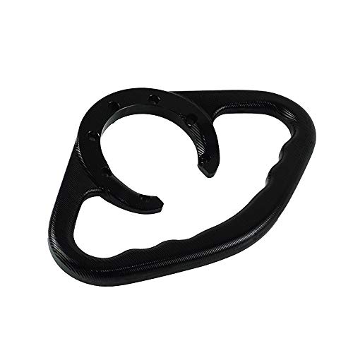 WANGXINQUAN Empuñaduras de mano para el pasajero de la motocicleta con mango de la barra de agarre del tanque para Yamaha YZF-R1 YZF-R6 1994-2014 YZF-R3 (color negro).