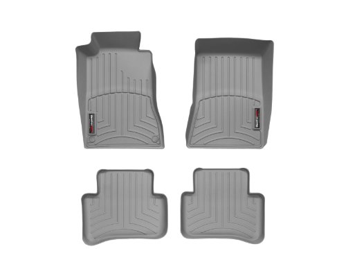 WeatherTech FloorLiner - Rueda Trasera para Mercedes-Benz C automática 2001-07, Color Gris