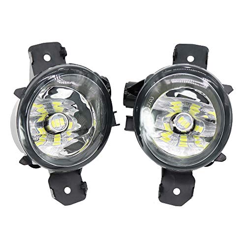 WEISHAN Coche LED for BMW E83 X3 2007 2008 2009 2010 LED del Coche-Estilo Frontal LED de luz de Niebla Niebla de la lámpara (Color : Left and Right Side)