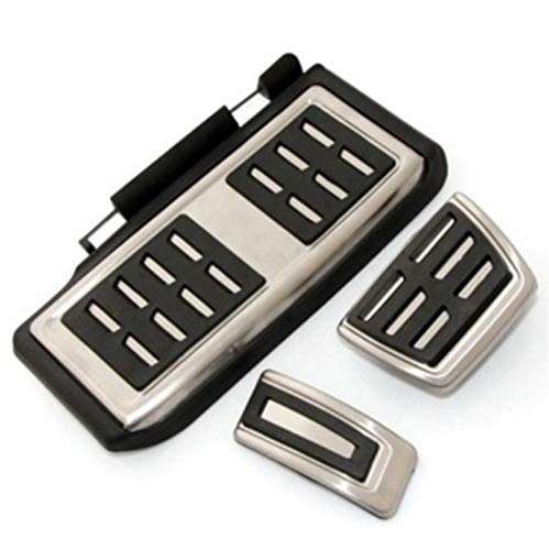 WRDD Pedales para Coche En MT Car Pedal Auto Pedals para V&W Golf 7 GTI MK7 Lamando para Audi A3 S3 8V RS3 Cabrio Fit para Skoda Octavia 5e A7 Pedal Reposapies (Color : AT)