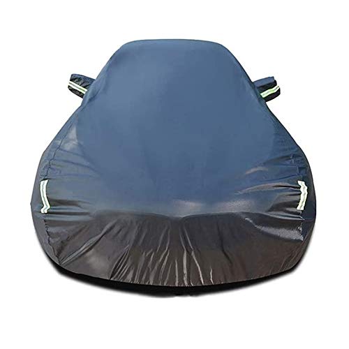 XUECHEN Sedan Cubierta del Coche - Impermeable con Tiras Fluorescentes Protección UV Todo Tiempo Snow Snow Polvo Raid Resistente al Viento Interior Protector Aire Libre Fit DB9 Coupe Aston Martin