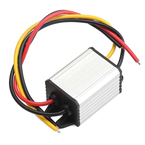 Yangge Yujum Reductor de Voltaje DC Reductor descendente 11-40V a 6V / 9V 3A DC Buck Convertidor Antichoque 12V 24V a 6V / 9V 3A 2A