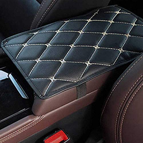 ZIMAwd Cubiertas de Caja de reposabrazos Central de Coche, Alfombrilla de Caja de manija de Coche, Apto para Ford Focus 2 3 Fiesta Mondeo Ranger Kuga Seat Leon Ibiza Lexus