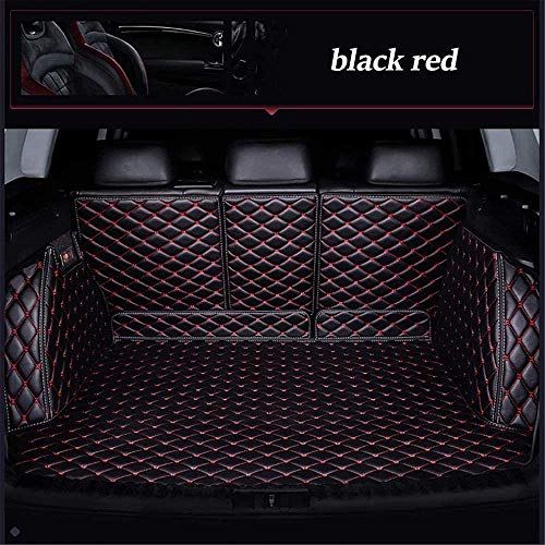 0beilita Funda De Maletero De Coche Protector Maletero Coche para Ford Everest Taurus Kuga Ecosport Escort Focus Fiesta Explorer Edge Cubre Maletero Coche Accesorios Coche, Rojo Negro