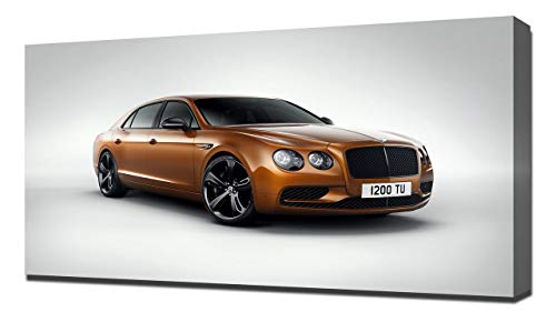 2017 Bentley Flying Spur W12 S V3 - Reproducción Lienzo - Arte Enmarcado Impresión De Lienzo