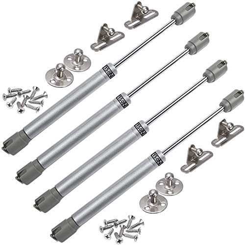 4 x Amortiguadores de Gas, BETOY Resorte de Gas, 150N / 33lb / 15KG 270mm Pistones a Gas Muebles Cocina Amortiguador de Resorte Soporte de Compresión para Puertas Armario