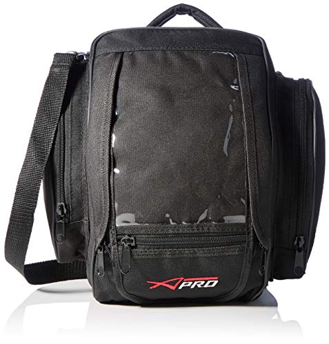 A-Pro Tank Mochila Moto Textil 5lt gepa Esquina magnético Negro