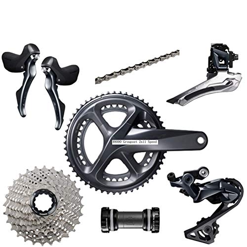 Accesorios para bicicleta R8000 Groupset ULTEGRA R8000 6800 desviadores de grupo para bicicleta de carretera 50-34 52-36 53-39T 11-25T 11-28T 170mm 172.5mm para Shi-ma-no (tamaño : 53 39T 175MM 28T.