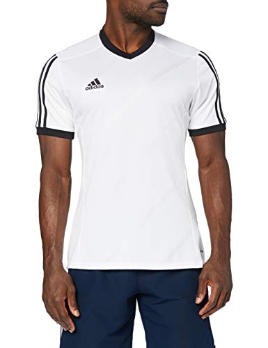 adidas Tabe 14 JSY - Camiseta para hombre, color blanco / negro, talla XXL