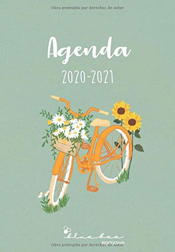 Agenda escolar para estudiantes - Bici: Septiembre 2020 a Agosto 2021 (Agenda Escolar 20-21)