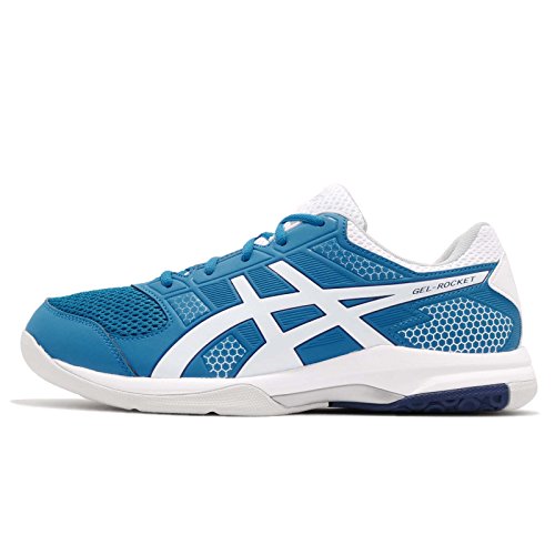 Asics Gel-Rocket 8, Zapatillas Deportivas para Interior Hombre, Azul (Racer Blue/White 401), 45 EU