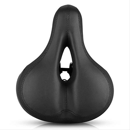 Asiento De Bicicleta Cómodo Comfort Wide Big Bum Bike Bicicleta Gel Cruiser Extra Sporty Soft Pad Saddle Seat Cómodo Road MTB Bike Parts