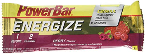 Barrita Powerbar Energize Frutas Rojas C2max 55g