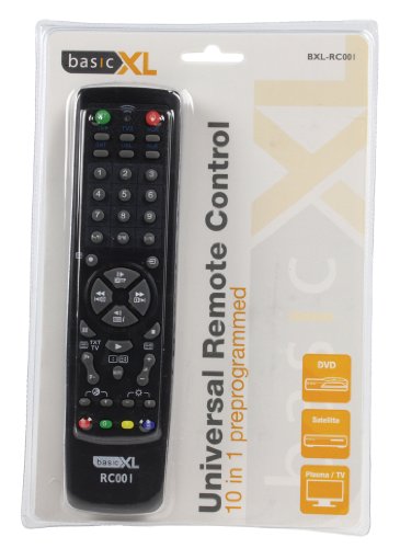 basicXL BXL-RC001 - Mando a distancia para televisor, negro