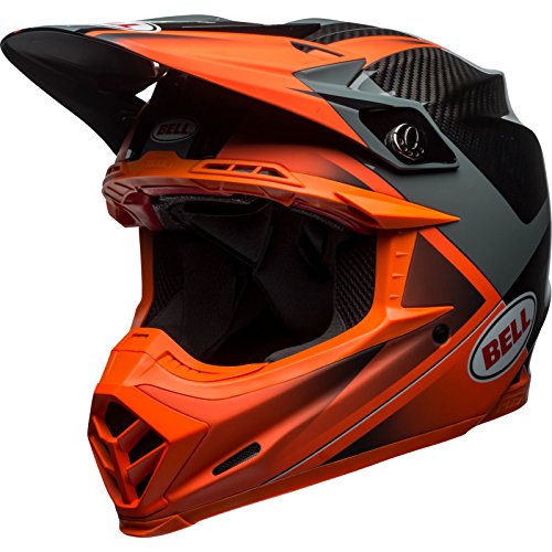 BELL Moto-9 Flex Hound - Casco integral (talla XL), color naranja y negro