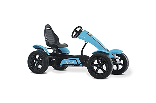 BERG Hybrid 250W E-BF Series Kids Pedal Go Kart Blue