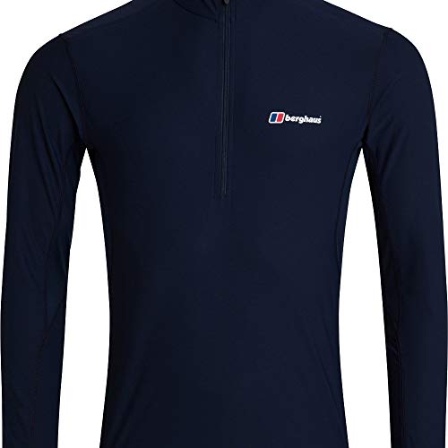 Berghaus Super Tech Tee Base Zip LS dusk L