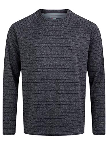 Berghaus Thermal Tech Primera Capa, Hombre, Monumento/Gris Pinstripe, Small