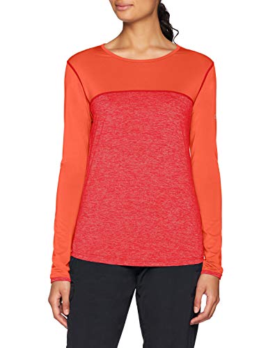 Berghaus Voyager Tech tee Camiseta, Mujer, Volcano Marl/Hot Coral, M