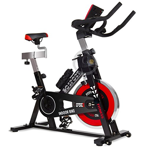 Bicicleta estática para entrenamiento aeróbico, fitness, cardio; máquina de gimnasio para la casa o bicicleta de carrera