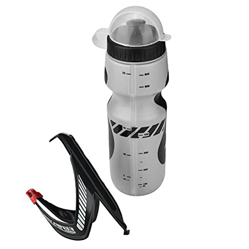 Botella de Agua para Bicicleta de montaña de 650 ml con Soporte para Bicicleta Soporte para Jaula Botella de Agua para Bicicleta Taza para Bebida de Agua para Bicicleta Pieza de Bicicleta - Gary