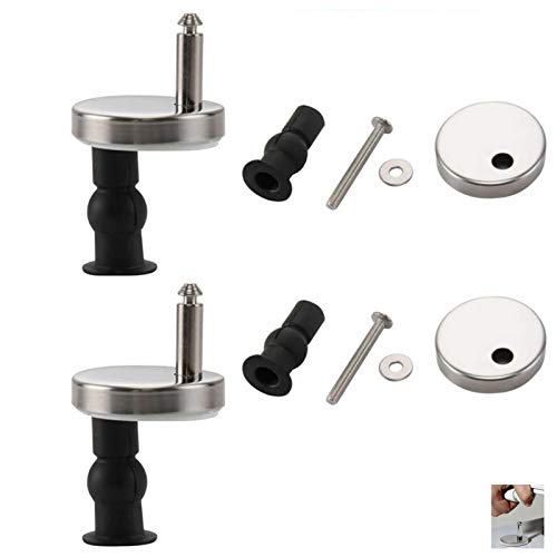 Bsagras para Asiento de Inodoro de Fijación Bisagras Tapa Wc Bisagras de Asiento con Tornillos de Accesorios de Asiento de Inodoro de Liberación Rápida para Replacement Toilet Seat Hinges 2PCS