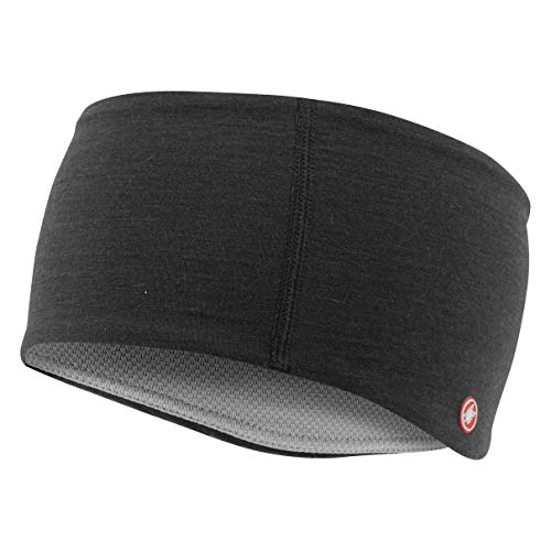 CA5W0|#Castelli Banda para Cabeza Unisex – Adulto, Color Negro Claro, Talla única