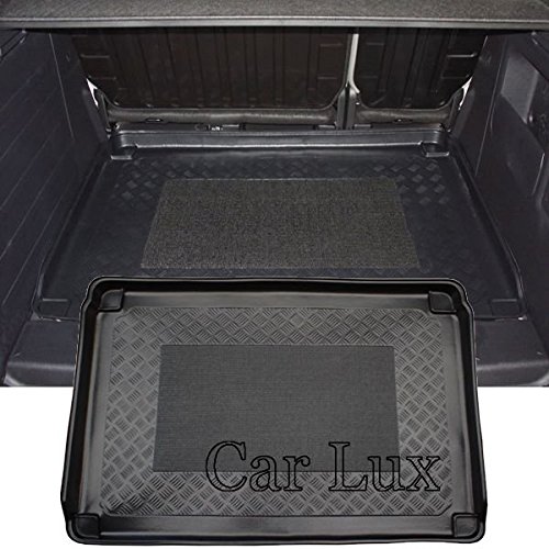 Car Lux AR01505 - Alfombra Cubeta Protector Cubre Maletero a Medida para Berlingo Multispace 2