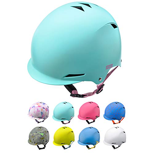 Casco Bicicleta Bebe Helmet Bici Ciclismo para Niño - Cascos para Infantil Bici Helmet para Patinete Ciclismo Montaña BMX Carretera Skate Patines monopatines (M 52-56 cm, Mint)