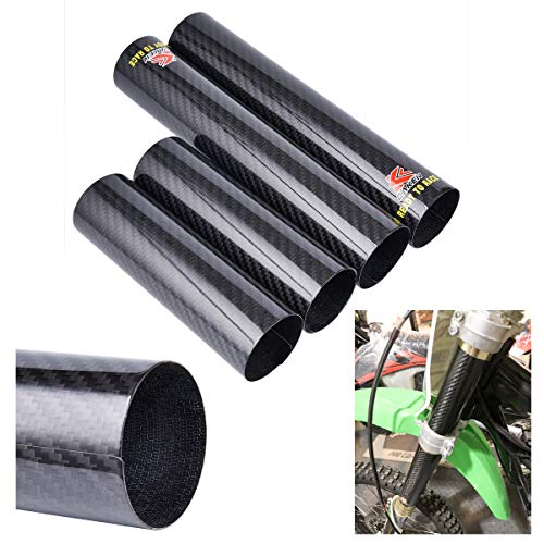 Delantero de absorción de tenedor de choque de fibra de carbono de moto protector para bicicleta de saltad de repuesto para RM-Z250 450 KTM 250450 EXC Dirt Bike