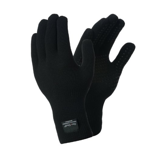 DexShell Touchfit Guantes resistentes al agua, color negro, tamaño L