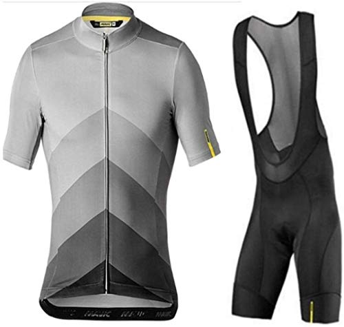 DIMPLEYA De Secado rápido Ciclo de Jersey Hombre septiembre Bici del Camino de la Camiseta + Shorts Acolchados 9D Gel Kit de Ropa de Montar ATV,UNA,3XL