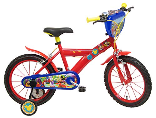 Disney Cars - Bicicleta de Rayo Mcqueen con ruedines