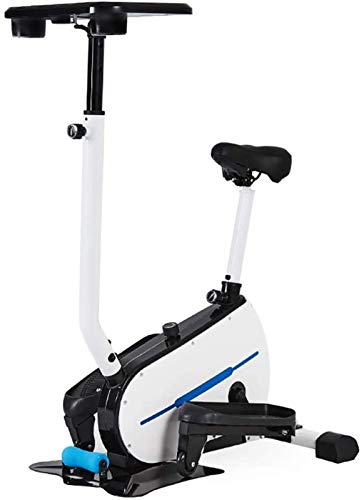 DSHUJC Máquina elíptica Bicicleta elíptica Bicicleta elíptica, máquina de Ejercicios y Pasos Ajuste Continuo de la Resistencia Entrenador elíptico + Soporte para Table