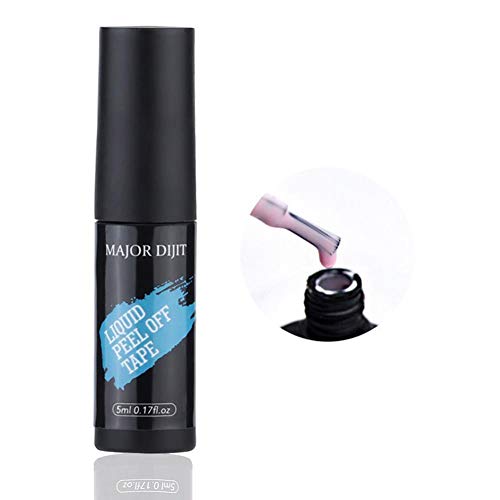 Easy-topbuy Latex Liquido para Uñas Cinta Líquida del Látex Base De Esmalte De Uñas para Manicuras Y Pedicuras, 5ML