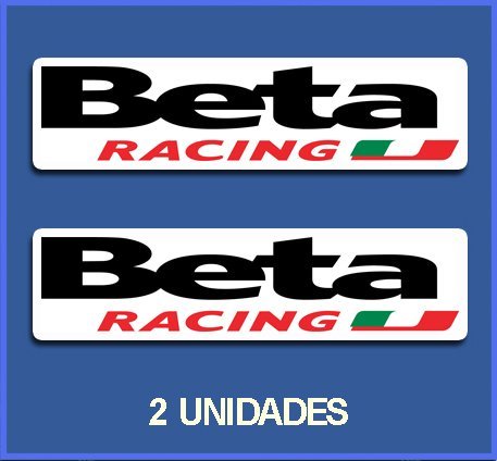 Ecoshirt OQ-447J-8MSF Pegatinas Stickers Beta Racing Ref: Dp619 Aufkleber Autocollants Adesivi Moto Decals Motrocycle, 5 cm