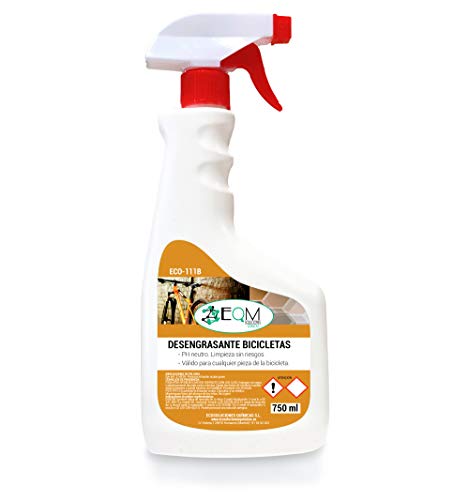 Ecosoluciones Químicas ECO-111B | Desengrasante Neutro para Bicicletas | Protege todas las Piezas | Limpiador Profesional | 750 ml