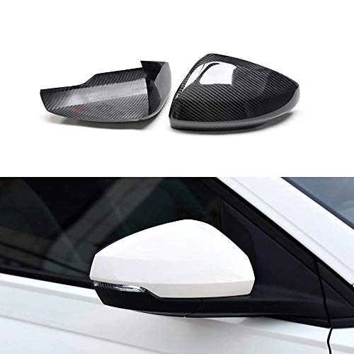 Estering Tapas de los Accesorios del Coche 1 par de Espejos Total de sustitución de Fibra de Carbono Cubren retrovisor for VW Polo 2004 2005 2006 2007 2008 2009 2011UP retrovisor Coche