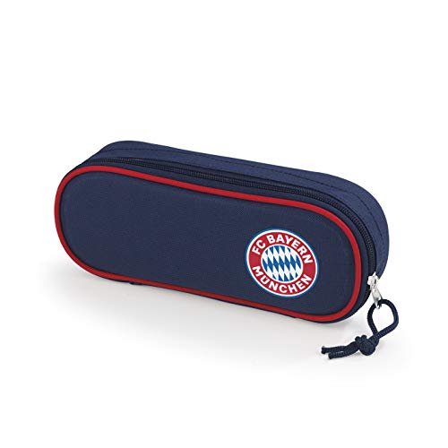 FC Bayern München Estuche Escolar niñas, diseño del FC Bayern Múnich (Color Azul/Rojo)