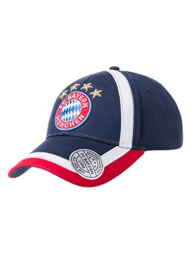 FC Bayern München - Gorra de béisbol, diseño del FC Bayern de Múnich, color azul marino