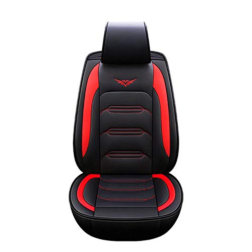 Fundas Asientos Coche Universales para Fiat Panda Grande Punto Stilo Uno Tempra Ottimo Sedici Daewoo Seicent Accesorios Coche, Estándar Rojo