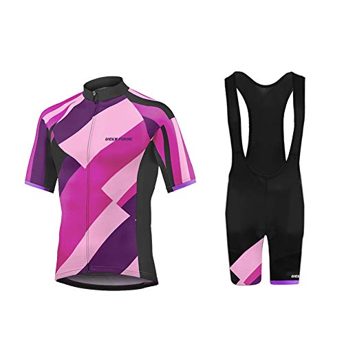 Future Sports Uglyfrog Designs Bike Wear Ropa Verano Conjunta de Ciclismo de Hombre - Ciclismo Maillot Jersey y Bib Pantalones Cortos Ropa de Bicicleta Secado Rápido Respirable Sudor-Que Absorbe