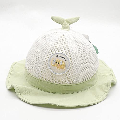 Geekcook Unisex Gorra de,Verano New Baby Baby Pescador Cap Tabernag, Bebé, Lace Baby, Sombrero Lindo De Sombrilla-Frijol_46cm