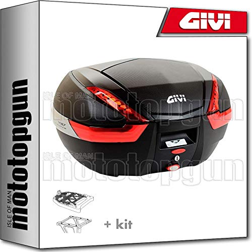 GIVI MALETA V47NN + PORTA-EQUIPAJE COMPATIBLE SUZUKI DL 1000 V-STROM 2010 10 2011 11